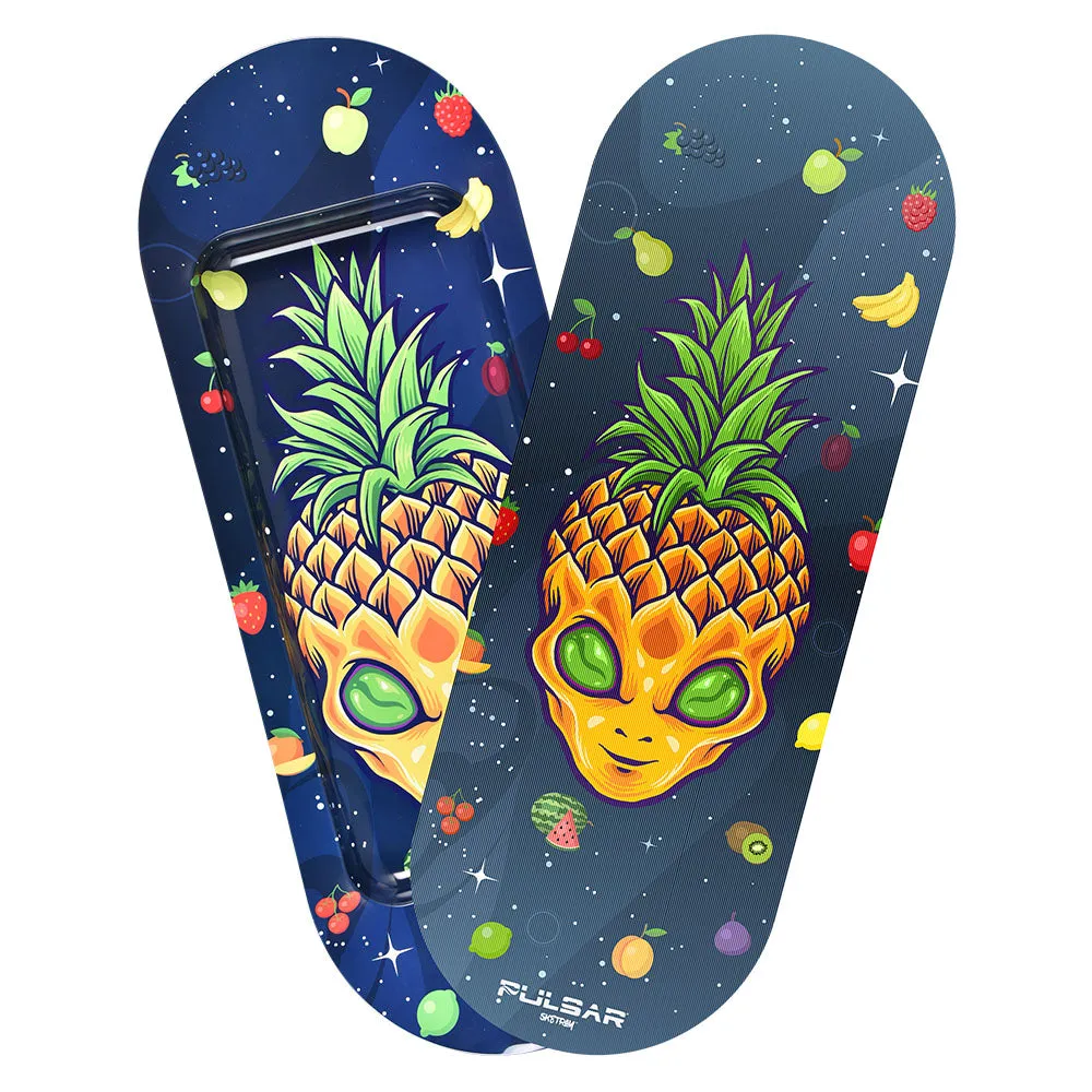 Pulsar SK8Tray Rolling Tray w/ 3D Lid | 7.25"x19.75" | Pinealien