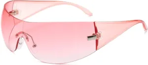 Punk One Piece Sunglasses Women Luxury Sun Glasses Shades Eyewear Uv400
