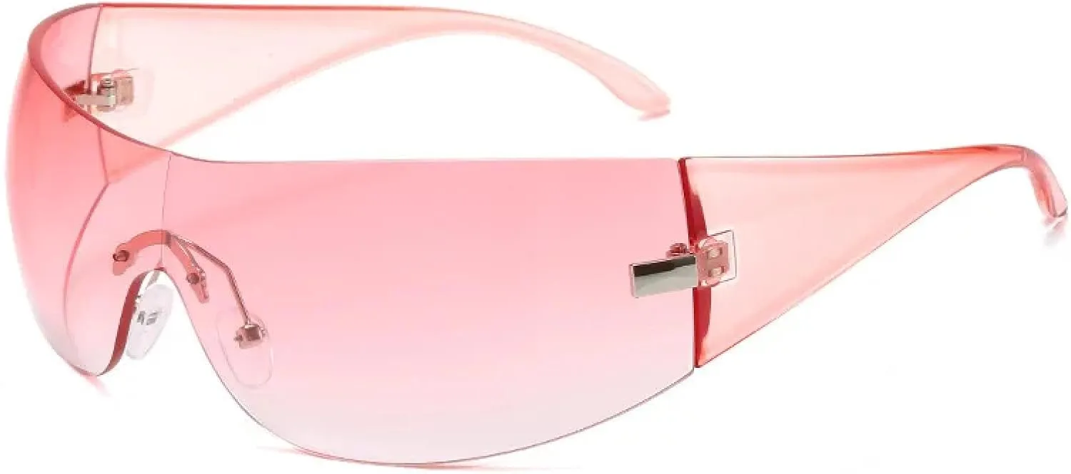 Punk One Piece Sunglasses Women Luxury Sun Glasses Shades Eyewear Uv400