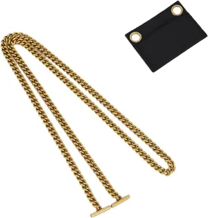 Purse Conversion Kit with Premium Felt Insert & 120cm Alloy Chain - Convert Your Wallet into Crossbody Bag