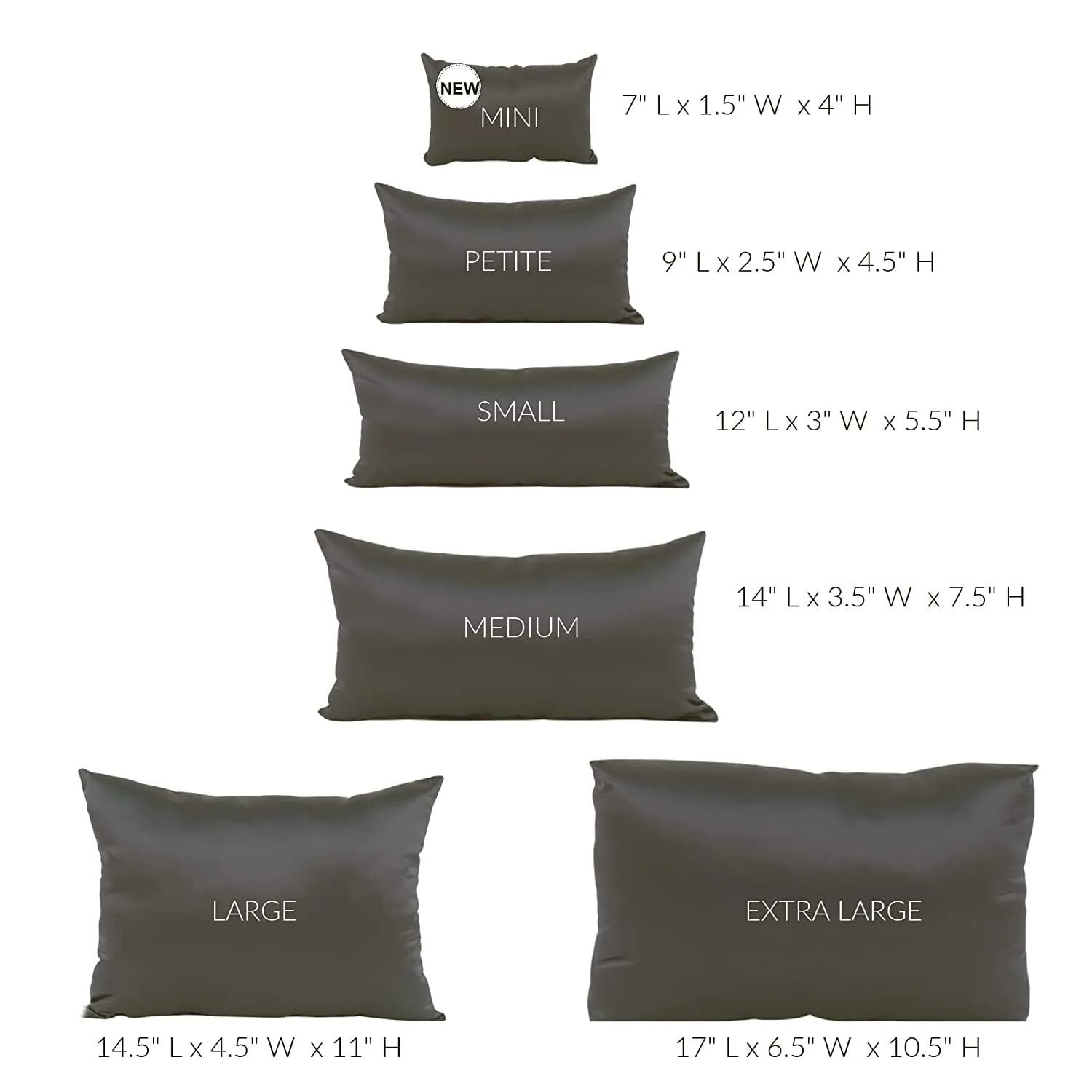 Purse Insert Pillows - Custom Cushioned Handbag Fillers by Fabrinique - Shaper Inserts to Maintain Small to Large Purses - Insert Stuffers Prevent Creases & Damage for Bag Storage - Black - Mini
