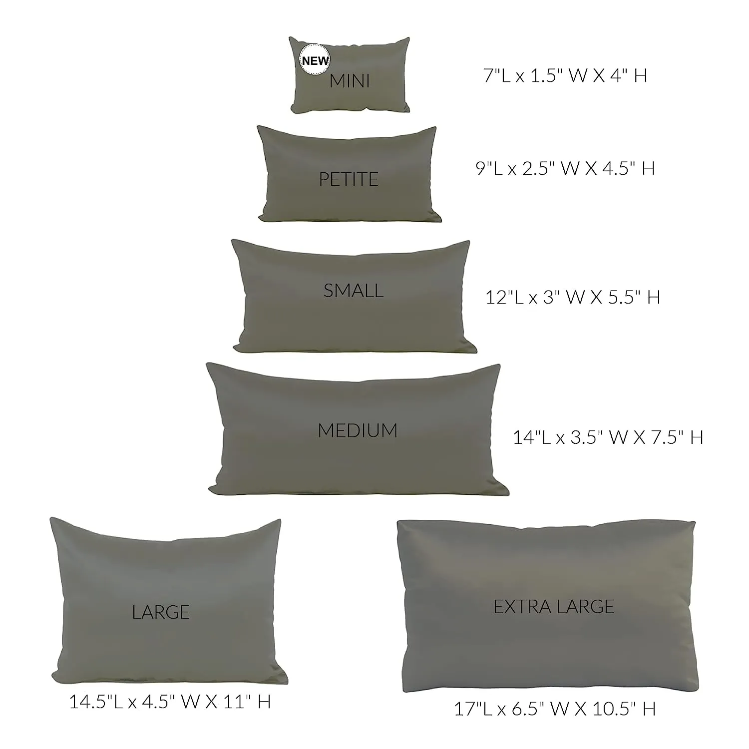 Purse Insert Pillows - Custom Cushioned Handbag Fillers by Fabrinique - Shaper Inserts to Maintain Small to Large Purses - Insert Stuffers Prevent Creases & Damage for Bag Storage - Charcoal - Large
