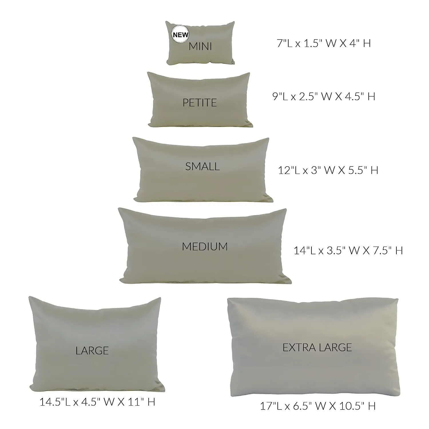 Purse Insert Pillows - Custom Cushioned Handbag Fillers by Fabrinique - Shaper Inserts to Maintain Small to Large Purses - Insert Stuffers Prevent Creases & Damage for Bag Storage - Grey - Mini