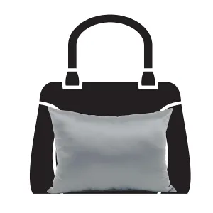 Purse Insert Pillows - Custom Cushioned Handbag Fillers by Fabrinique - Shaper Inserts to Maintain Small to Large Purses - Insert Stuffers Prevent Creases & Damage for Bag Storage - Grey - Mini