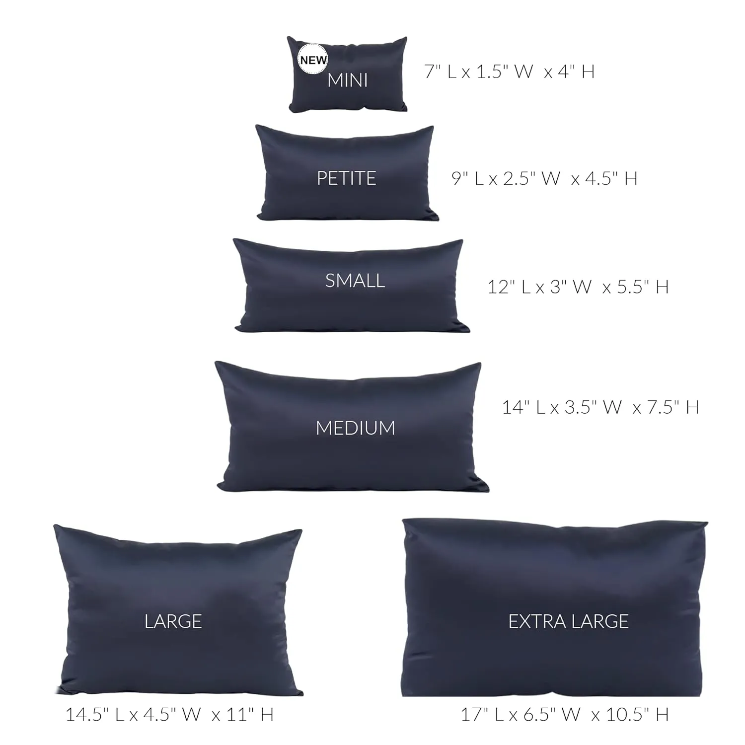 Purse Insert Pillows Set - Custom Cushioned Handbag Fillers by Fabrinique - Set of Shaper Inserts Made to Maintain Small to Extra Large Bags - Prevent Creases and Damage (Ice Grey, S-XL 5PC Set)