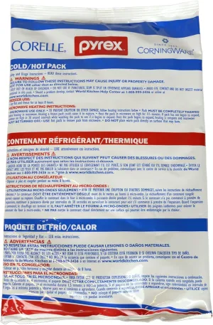 Pyrex Ice Pack - Large Cold/Hot Pack - Original Genuine Pyrex (2-Pack)