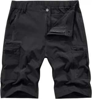 Quick Dry Hiking Shorts Men's Cargo Casual Outdoor 4-Way Stretchy Lightweight Summer Short with Multi Pockets