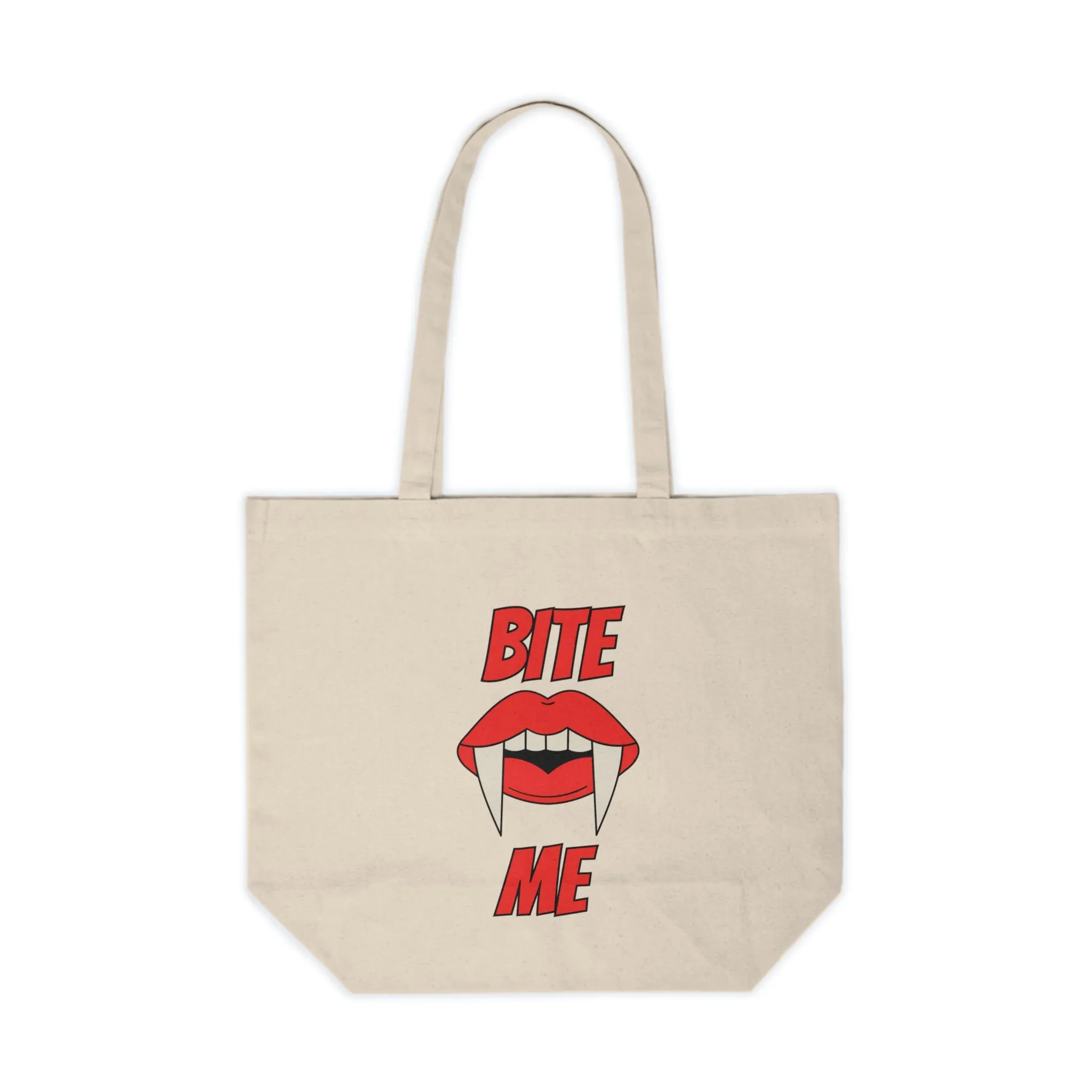 "Bite Me" Canvas Tote
