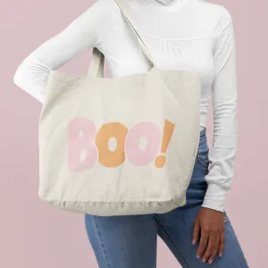 "Boo" Canvas Tote