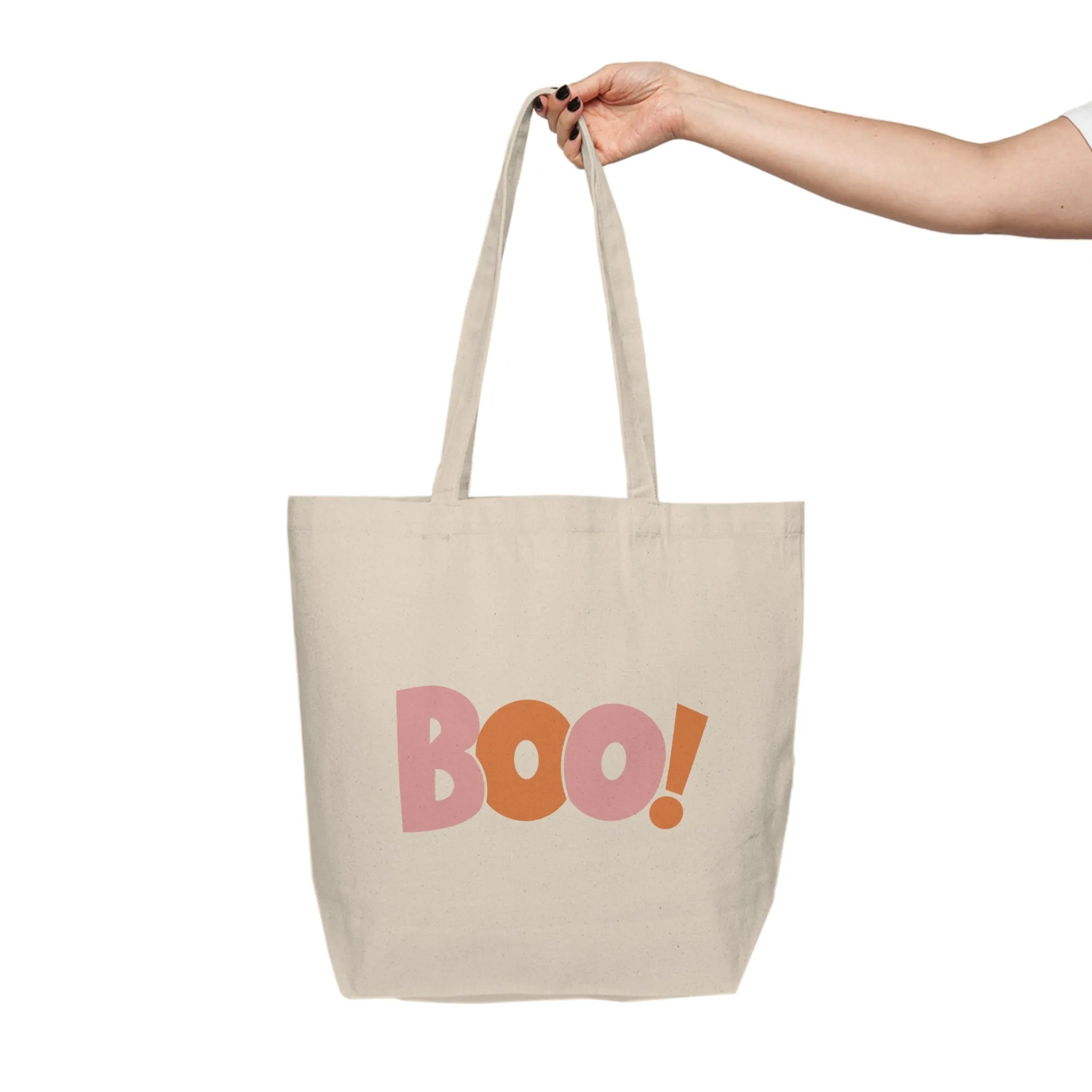 "Boo" Canvas Tote