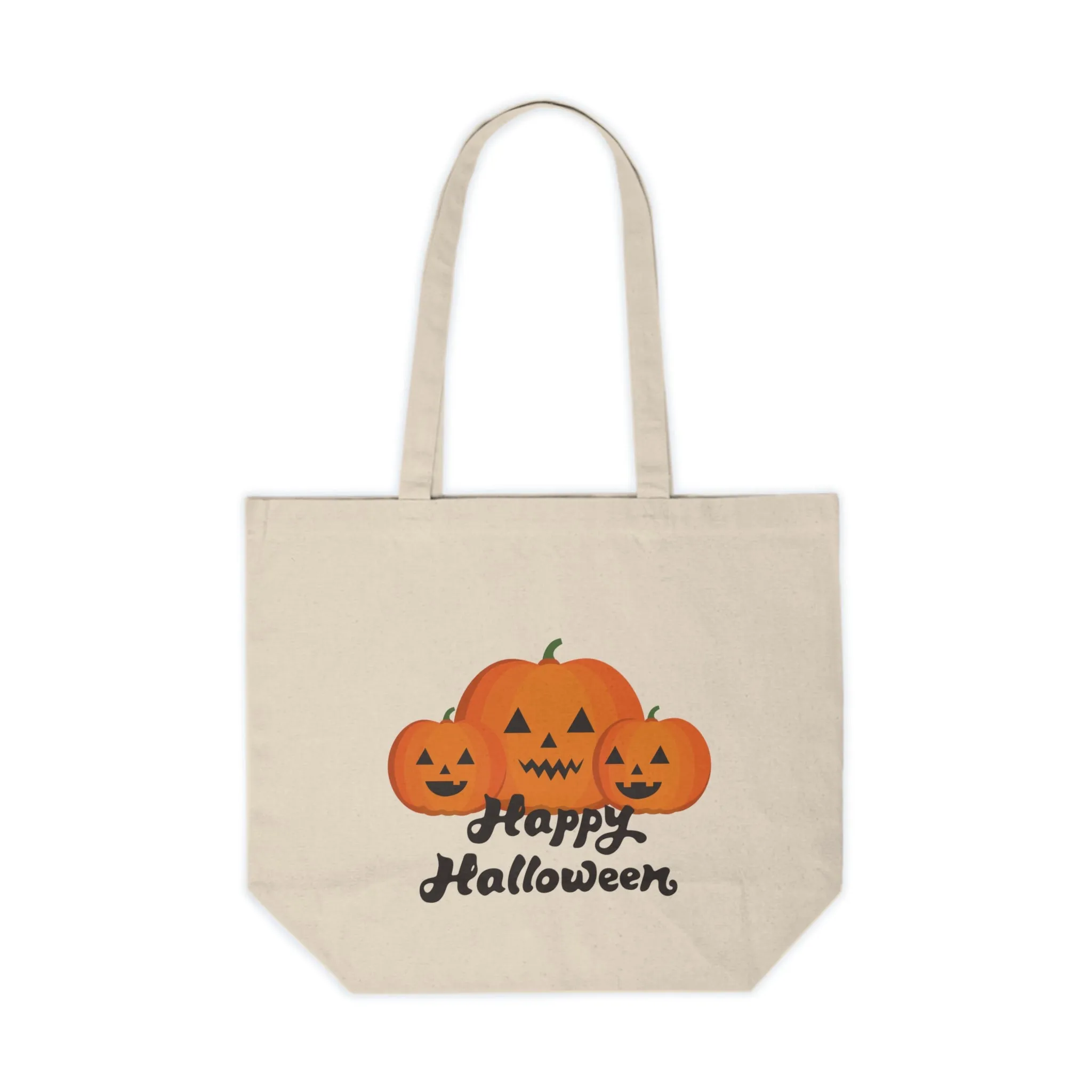 "Happy Halloween" Canvas Tote