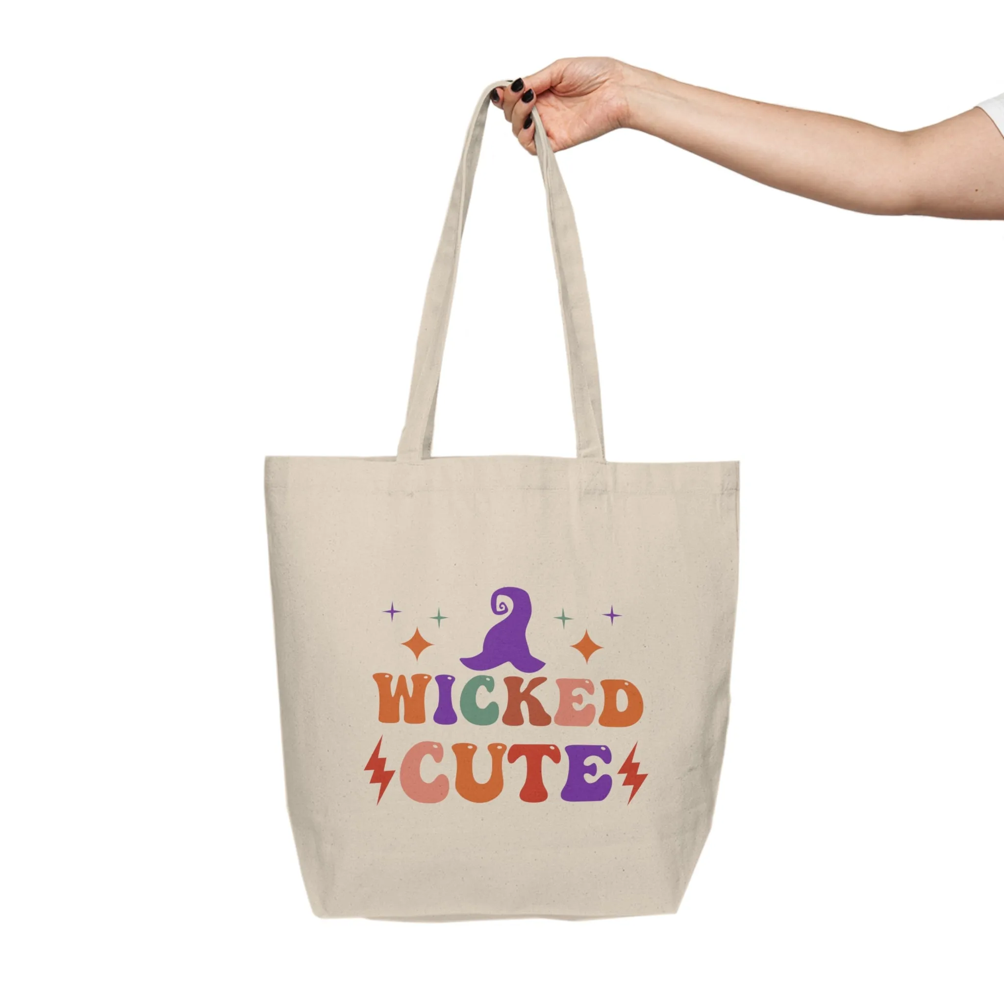 "Wicked Cute" Canvas Tote
