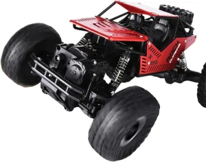 RC Rock Climber Chassis, 310mm Wheelbase with Wheel for Axial SCX10 90046 - Durable Alloy Frame, Shock Absorbers, Fits 1/10 Scale RC Car Models
