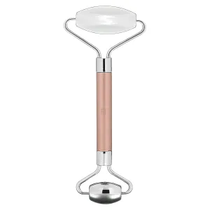 REAL TECHNIQUES Cryo Sculpt Facial Roller - Face, Neck & Eye Massage Roller, For Puffy Eyes, 1 Count, Pink