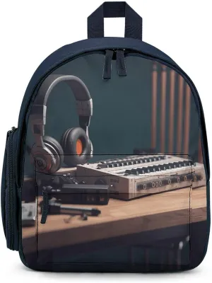 Recorder with Headphones Travel Backpack Casual Bag Lightweight Hiking Backpacks for Business, Travelling, Hiking