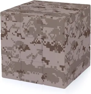 Red Camouflage Funny 3x3x3 Cube Smooth Lightweight Puzzle for Adult Graphic Printing Travel