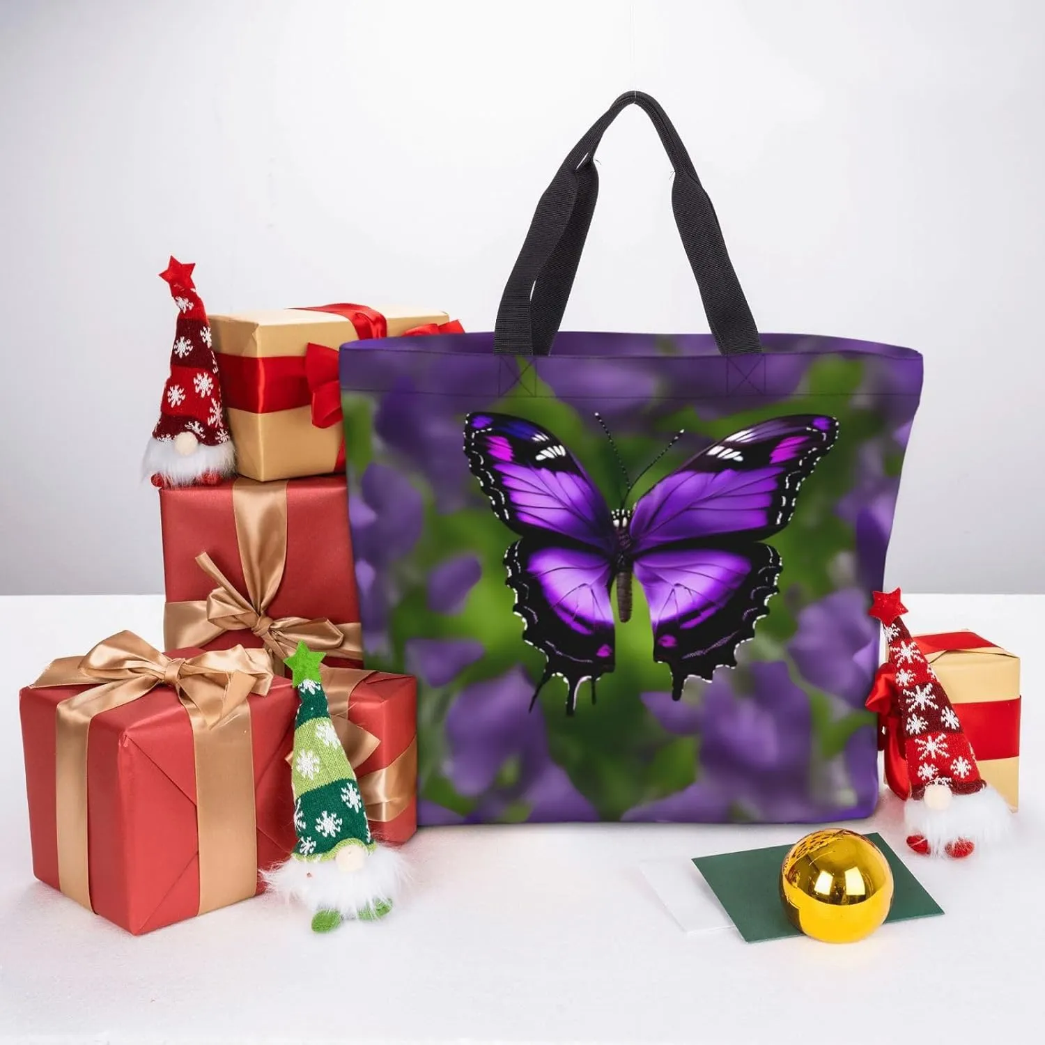 Red Eyes Tree Frogs Print Tote Bag Casual Shoulder Bag Handbag Reusable Shopping Travel Bag Gifts For Women