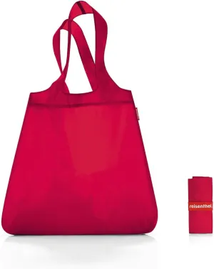 reisenthel Mini Maxi Shopper red - Foldable Shopping Bag with Attractive Design - Water Repellent