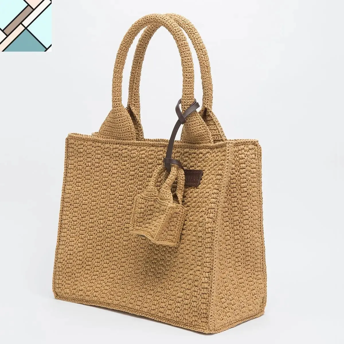 Rende Large Tote Straw Shoulder Bag