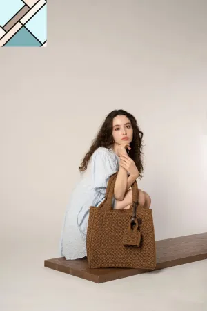 Rende Large Tote Straw Shoulder Bag