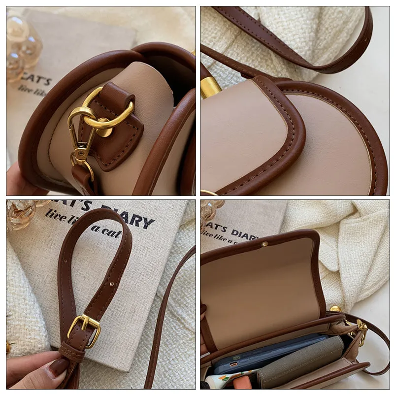 Retro Chic Shoulder Bag