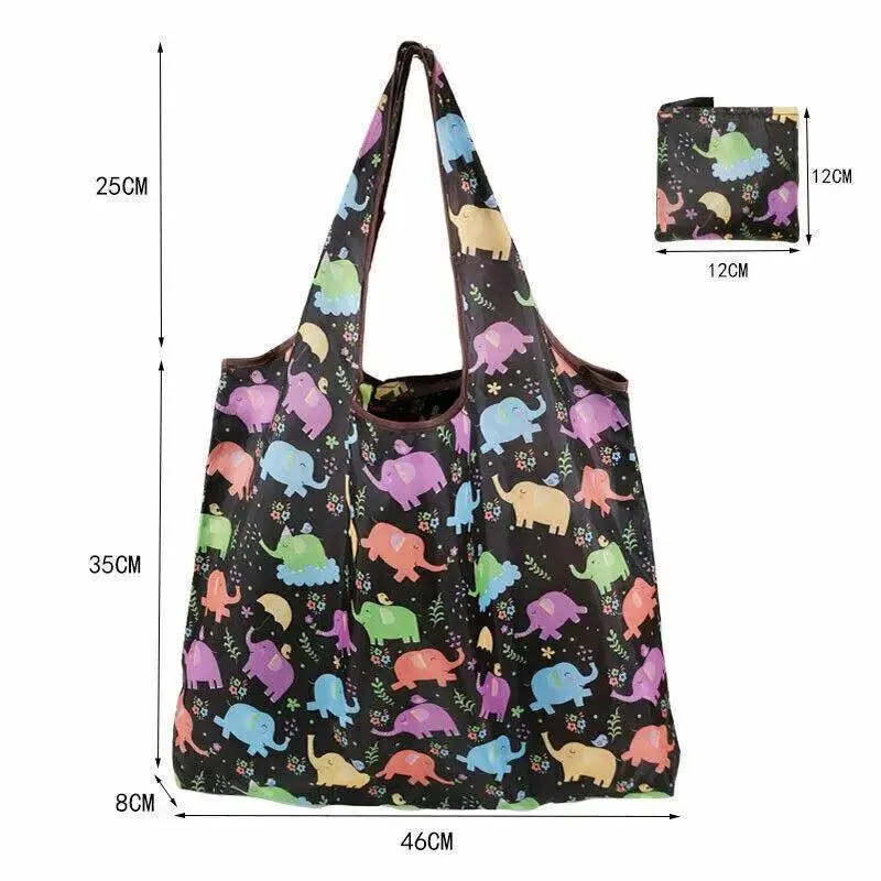 Reusable Foldable Light Waterproof Shopping Bags Carry bag Grocery Big