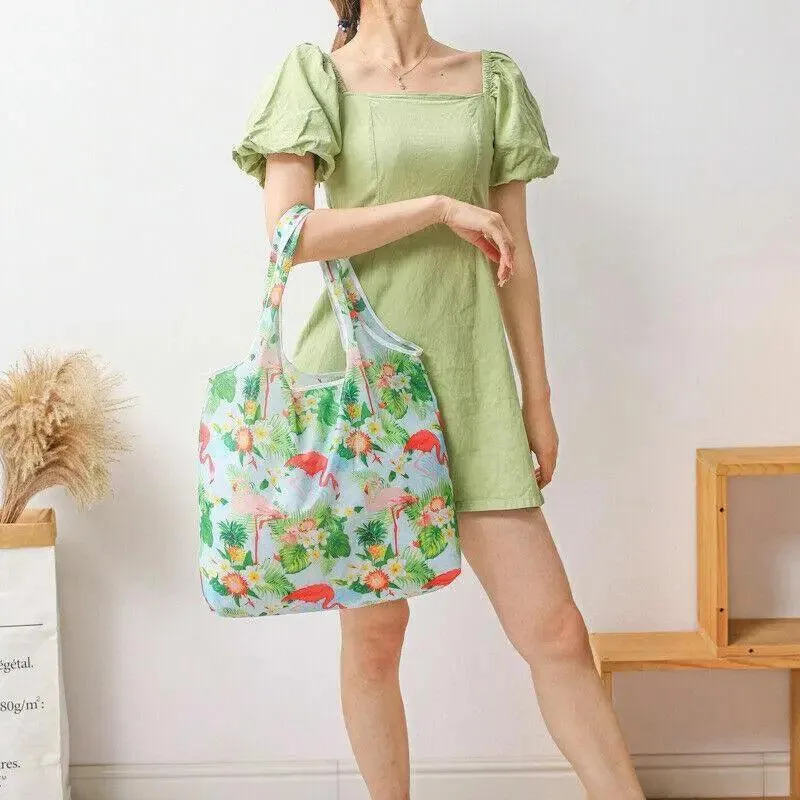 Reusable Foldable Light Waterproof Shopping Bags Carry bag Grocery Big