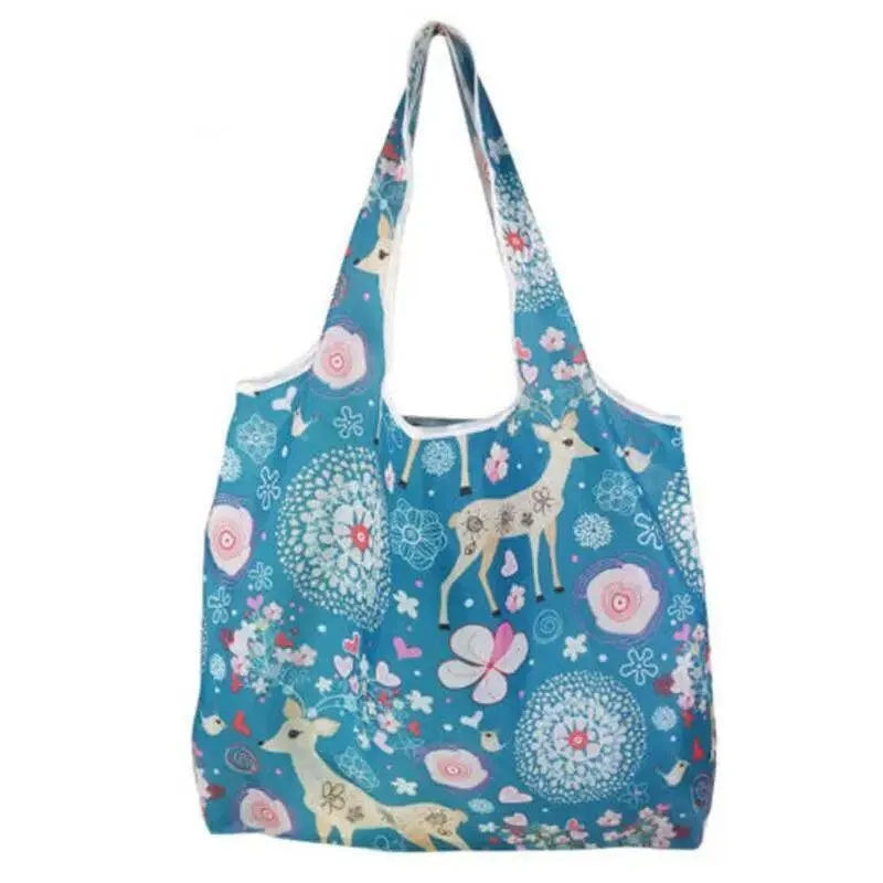 Reusable Foldable Light Waterproof Shopping Bags Carry bag Grocery Big