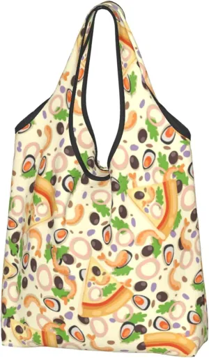 Reusable Shopping Bags Foldable Grocery Bags, Reusable Tote Bags Portable Storage Bags for Kitchen Shopping