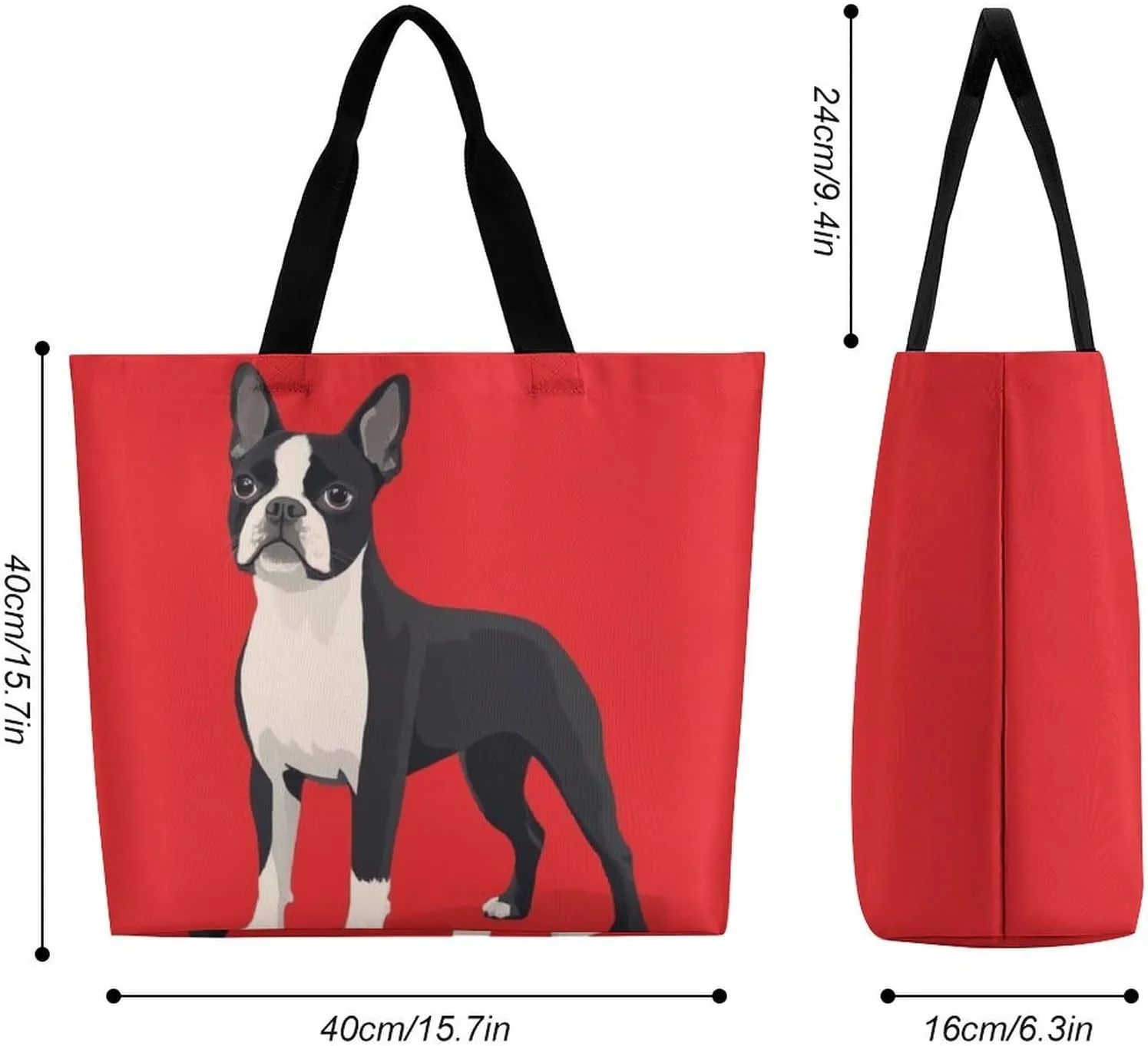 Reusable Shoulder Bag for Women, Portable Large Grocery Shopping Bags Casual Tote Bag