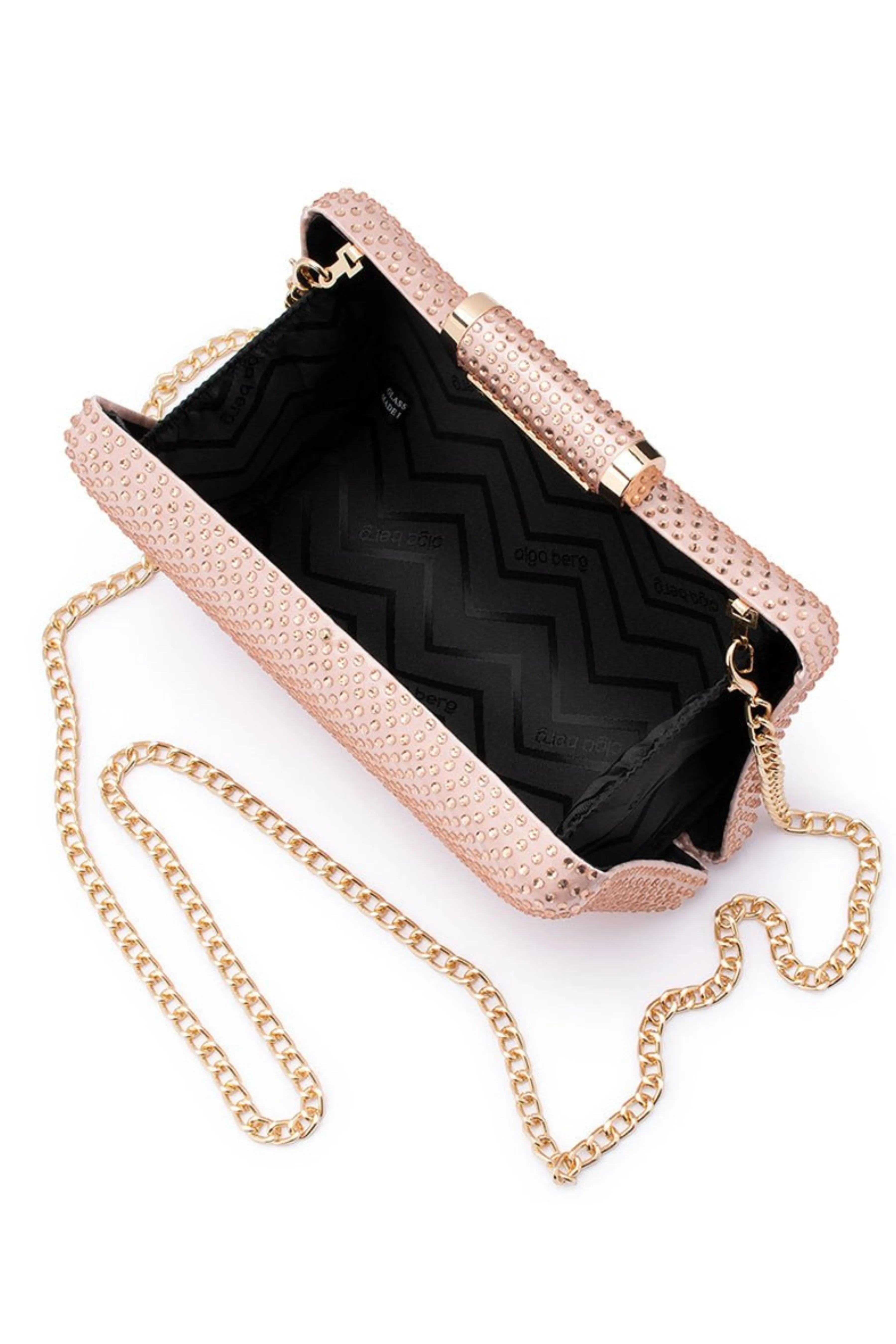 Rhianna Hot Fix Clutch - Blush