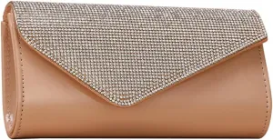 Rhinestone Evening Bag for Women Envelope Clutch Bag Crystal Handbag Bridal Wedding Purse Elegant Shoulder Bag