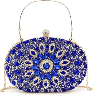 Rhinestone Evening Clutch Purses for Women Wedding Clutch Party Purse Bridal Diamonds Prom Cocktail Handbags