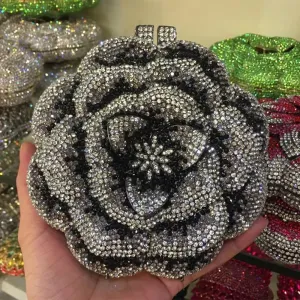 Rhinestone Purses for Women Diamond Shoulder Handbags Rhinestone Clutch Purse for Girls Bling Purse Crystal Purse