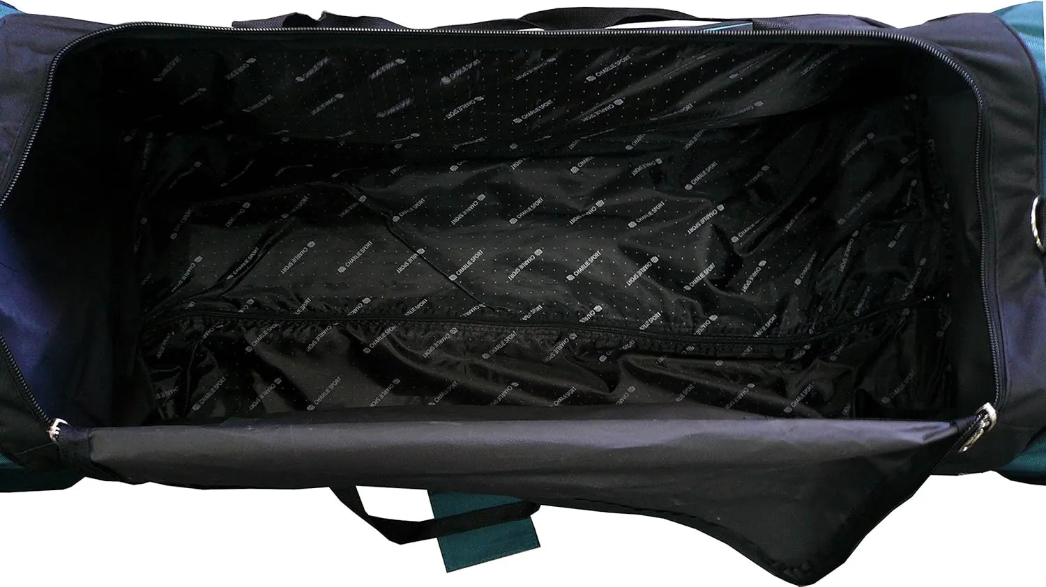 Rolling Duffle Bag (36-inch, Black/Burgundy)