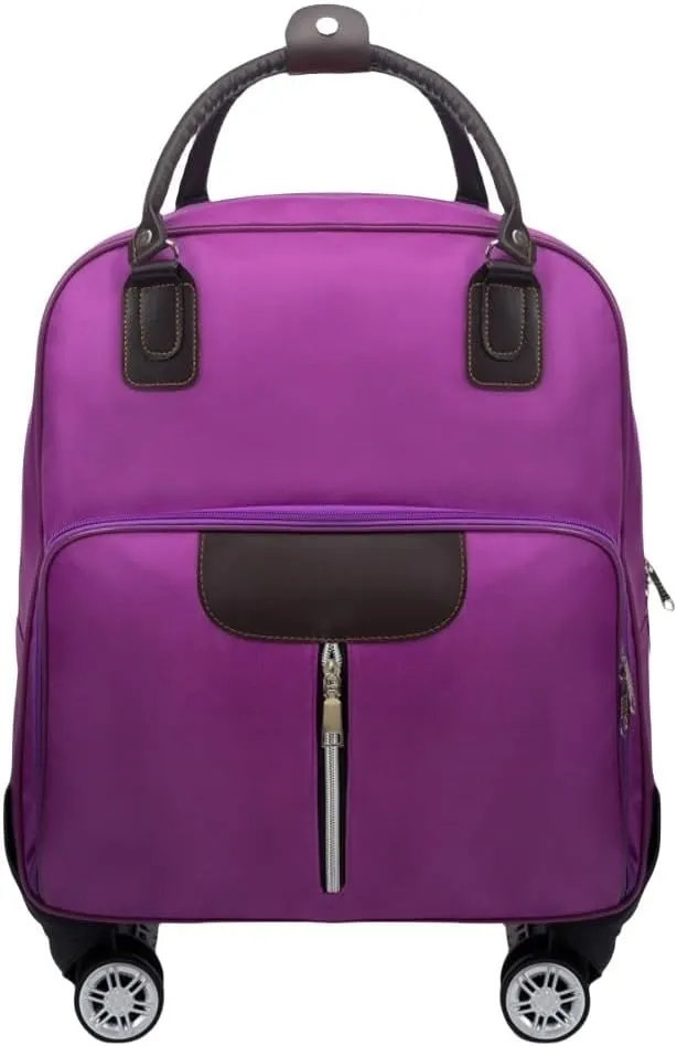 Rolling Duffle Bag with Wheels Rolling Wheeled Trolley Bag Carry On Luggage Travel Suitcase Dufflel Bag Tote Carry On Luggage Travel Duffel Bags Overnight Weekender Bag