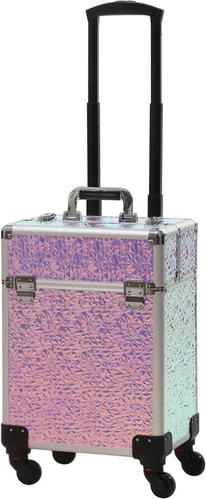 Rolling Makeup Cart with Wheels for Cosmetics Storage (Colorful)