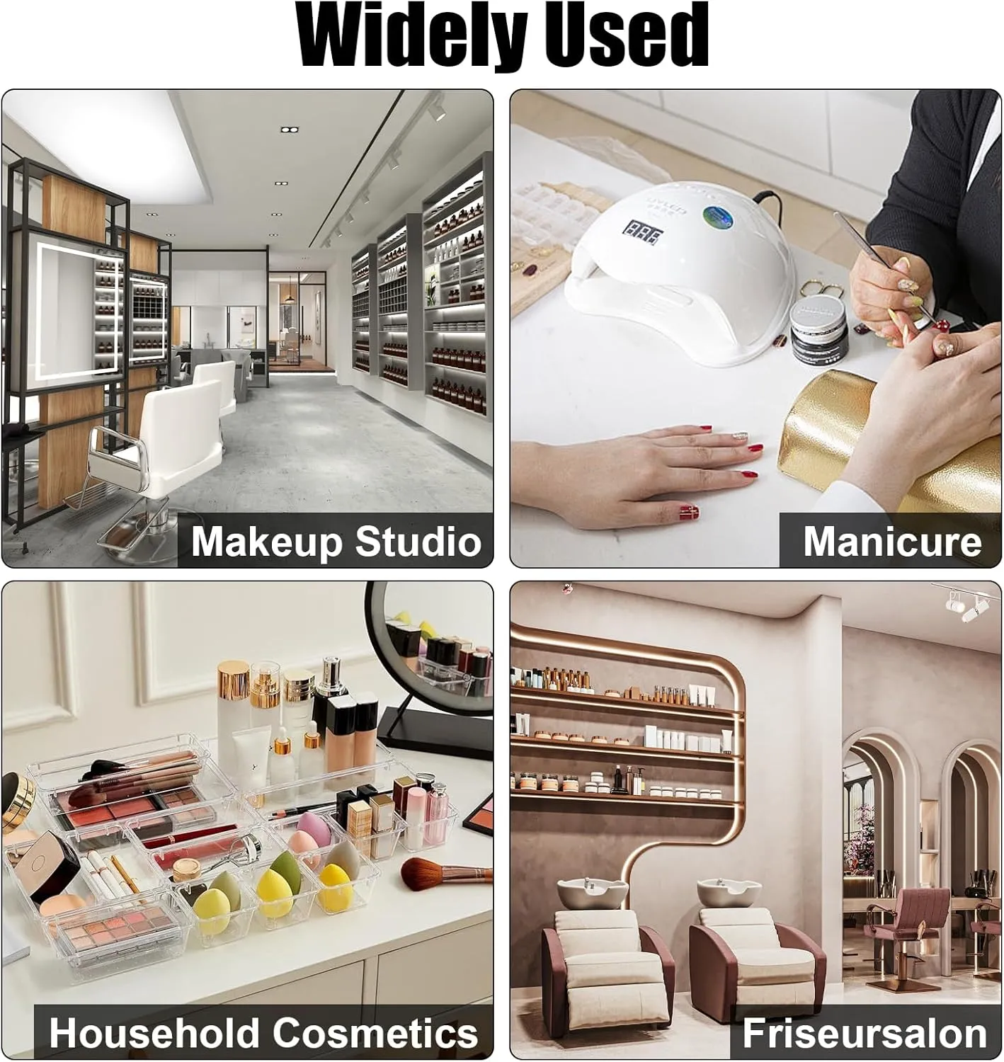 Rolling Makeup Train Case Aluminum Cosmetic Case Beauty Organizer Large Capacity Salon Barber Case Traveling Cart Trunk