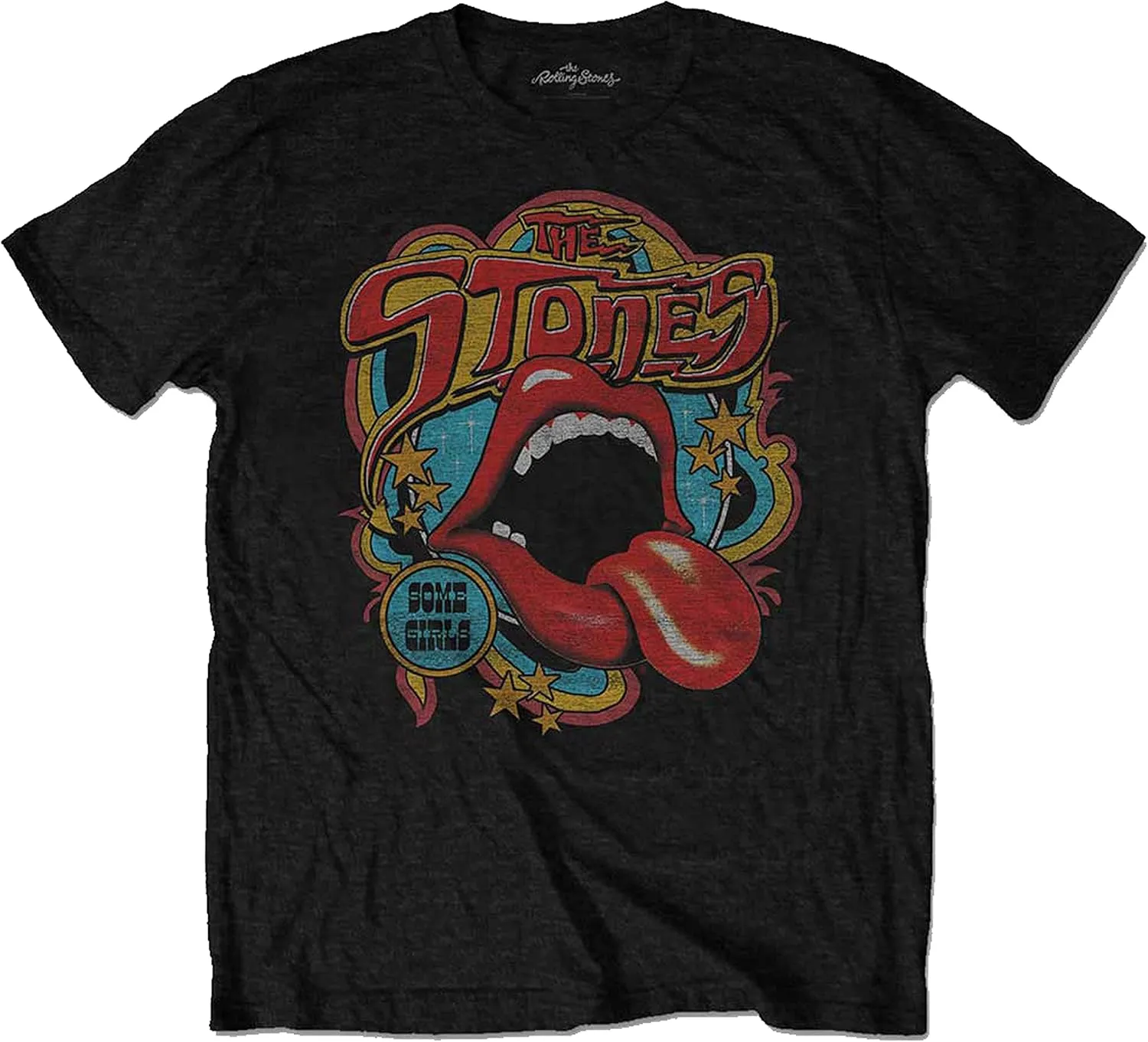 Rolling Stones The Retro 70s Vibe' (Black) T-Shirt (x-Large)