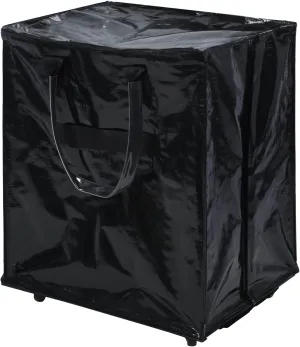 Rolling Tote Bag with Wheels, Collapsible Shopping Trolley with Ergonomic Handle, Zipper Closure, Water-Resistant Design, Portable Wheeled Tote Bag Large