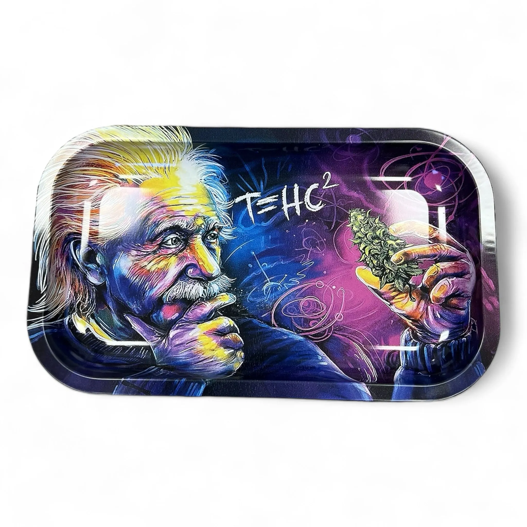 Rolling Tray 10.5 x 6 Einstein T=HC/High Quality Premium Metal Tray