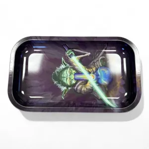 Rolling Tray 10.5 x 6 Yoda/High Quality Premium Metal Tray