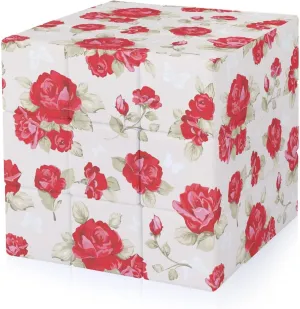Rose Funny 3x3x3 Cube Smooth Lightweight Puzzle for Adult Graphic Printing Travel