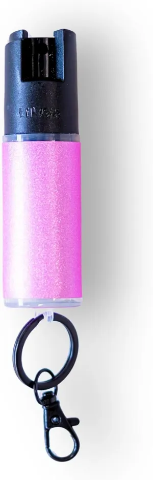 Safely Pepper Spray for Women – Keychain Self-Defense Spray, Max Strength Formula with Marking Dye, Safety Lock, Portable & Long Lasting with Glow Variant