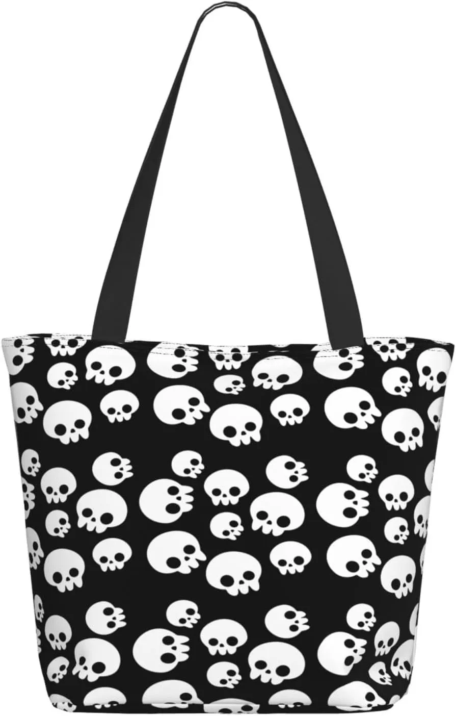 Sage Polka Dots Tote Bag Women Reusable Shopping Bags Shoulder Bag Portable Storage HandBags