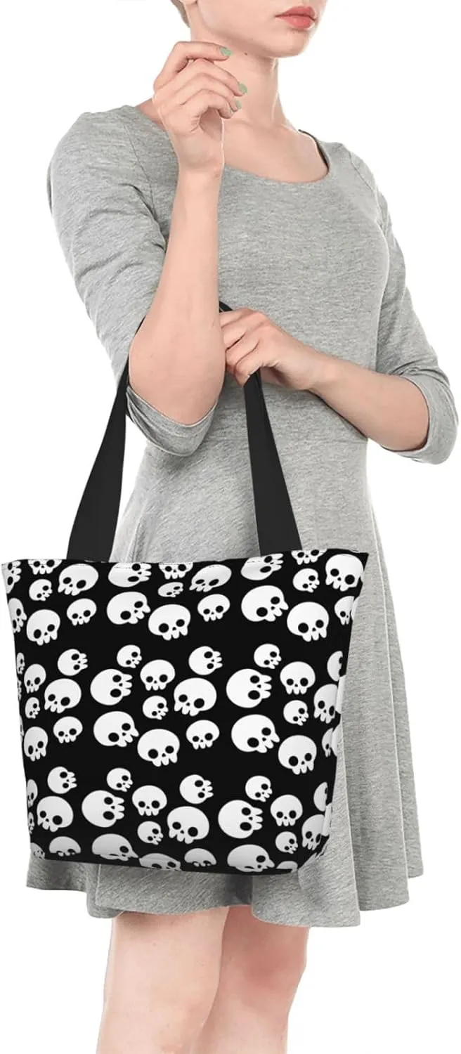 Sage Polka Dots Tote Bag Women Reusable Shopping Bags Shoulder Bag Portable Storage HandBags