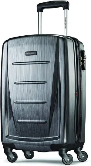 Samsonite Winfield 2 Hardside Expandable Luggage with Spinner Wheels, Charcoal, Carry-On 20-Inch