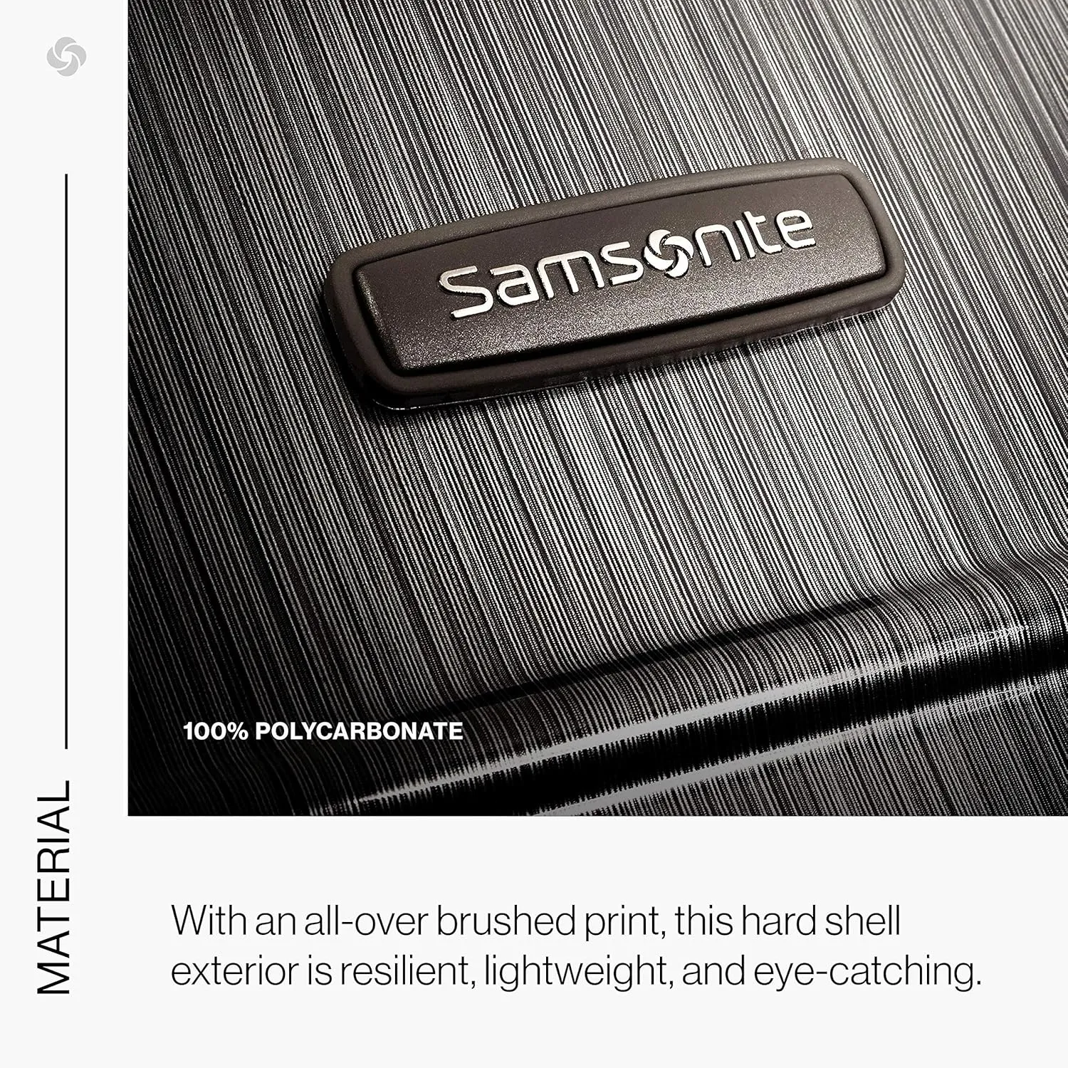 Samsonite Winfield 2 Hardside Expandable Luggage with Spinner Wheels, Charcoal, Carry-On 20-Inch