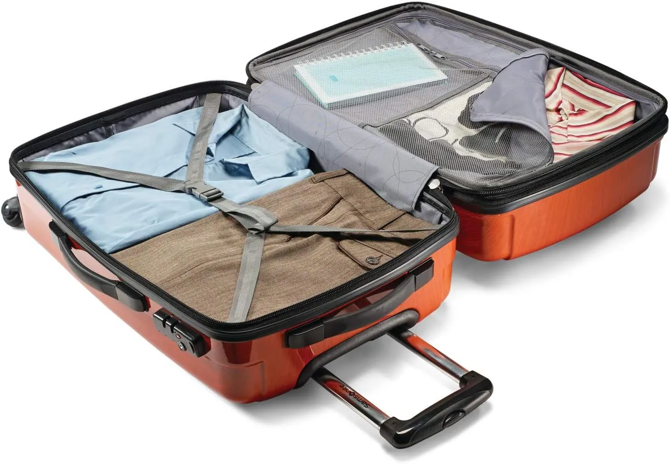 Samsonite Winfield 2 Hardside Expandable Luggage with Spinner Wheels, Orange, Carry-On 20-Inch