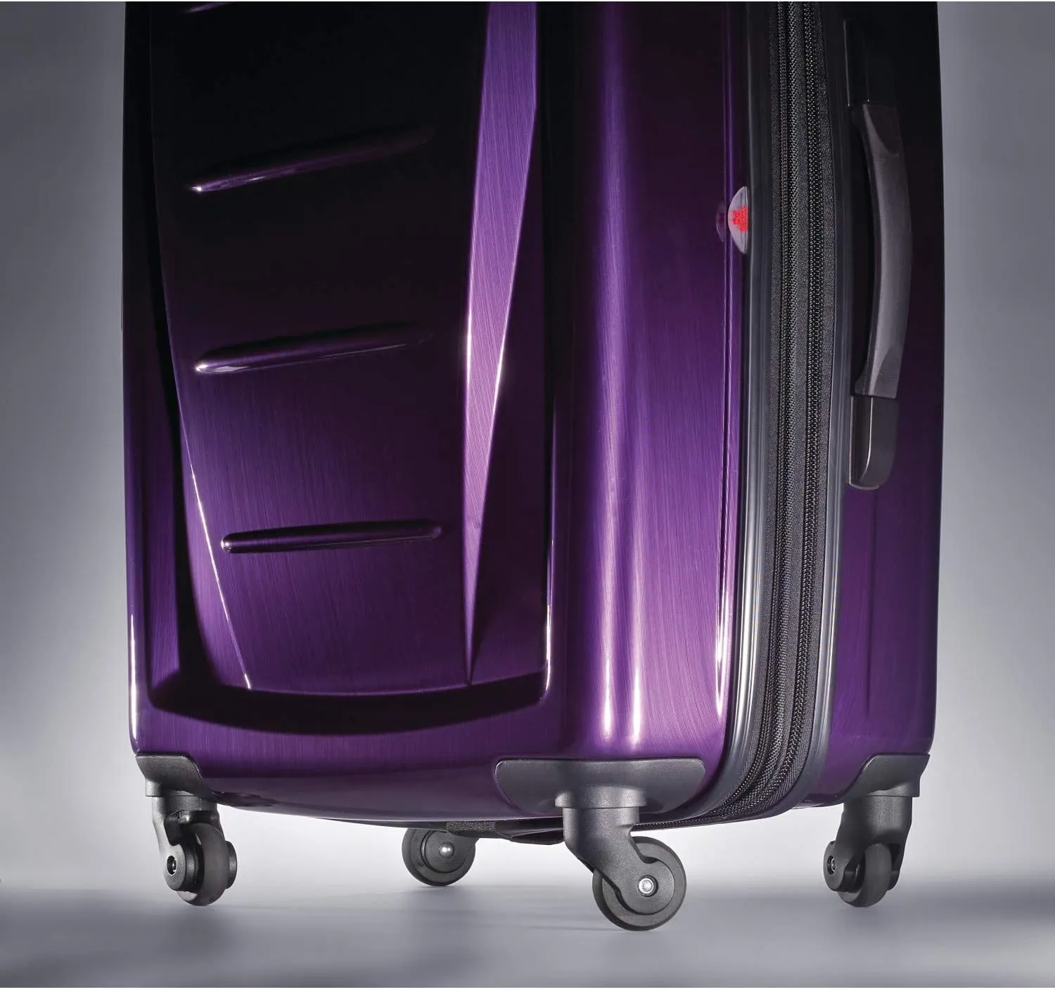 Samsonite Winfield 2 Hardside Expandable Luggage with Spinner Wheels, Purple, Carry-On 20-Inch